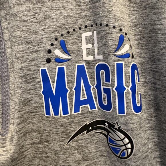 Orlando Magic El Magic Noches Ene-Be-A Latin Nights NBA 75 Pullover 1/4 Zip M - Picture 2 of 13